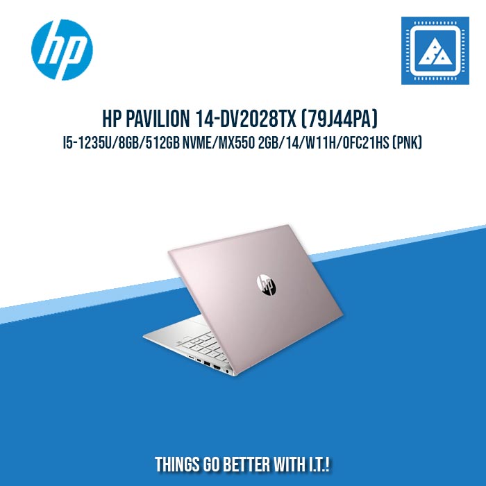 HP PAVILION 14-DV2028TX (79J44PA) I5-1235U/8GB/512GB NVME/MX550 2GB | BEST FOR STUDENTS AND FREELANCERS LAPTOP HP PAVILION 14-DV2028TX (79J44PA) I5-1235U/8GB/512GB NVME/MX550 2GB | BEST FOR STUDENTS AND FREELANCERS LAPTOP
